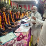 Jaunpur news मदरसा अरबिया रियाजुल उलूम में 13 बच्चों की हुई दस्तारबंदी