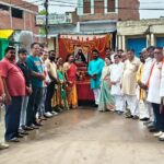 Jaunpur news जौनपुर नगर भाजपा उत्तरी ने निकाला संत रविदास गुरुजी शोभायात्रा