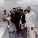 Jaunpur news भाजपा कार्यकर्ता द्वारा राहुल गांधी, सोनिया गांधी एवं प्रियंका गांधी के विरुद्ध अभद्र भाषा के प्रयोग पर कांग्रेस का आक्रोश, गिरफ्तारी की मांग