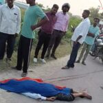 Jaunpur news भीषण सड़क हादसा, स्कॉर्पियो की टक्कर से बाइक सवार की मौके पर मौत