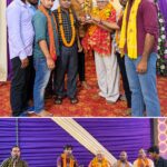 Jaunpur news सेवा समिति जफराबाद द्वारा आयोजित देवी जागरण में कलाकारों ने बांधा शमां